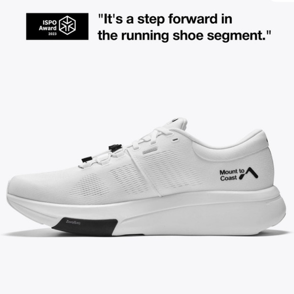 Mount To Coast R1 White Running Shoes - Picture 2 of 13